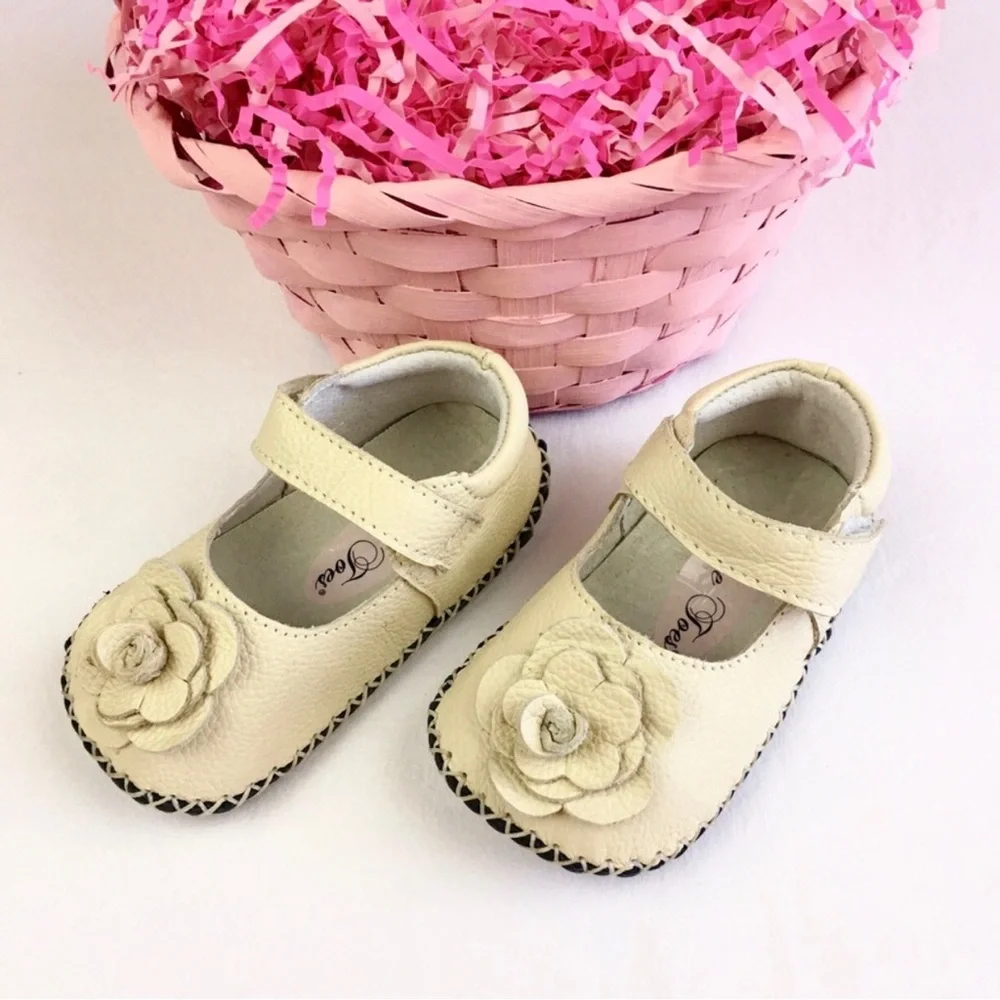 Newborn Baby Girl Crib Shoes Mary Jane